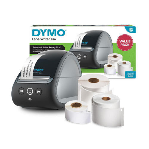 Dymo LabelWriter 550 Desktop Label Printer Value Pack with Labels