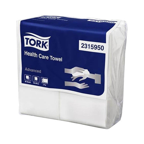 Tork Healthcare Towel Advanced White Carton of 12 x 80 Sheets