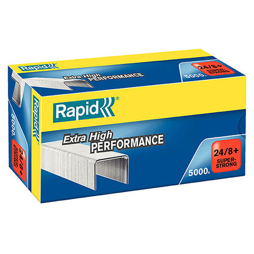 Rapid Super Strong 24/8mm+ Staples Box 5000