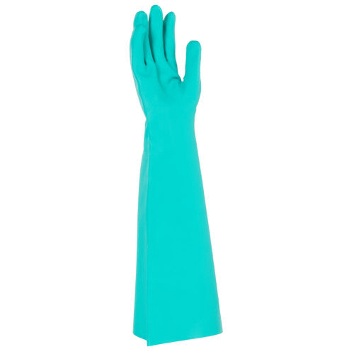 Kimberly Clark KleenGuard G80 Nitrile Chemical Resistant Gauntlets Size 11 2XL Green Box of 12