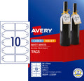 Avery Gift Tags C32303 50 Pack 89 x 51mm 10UP