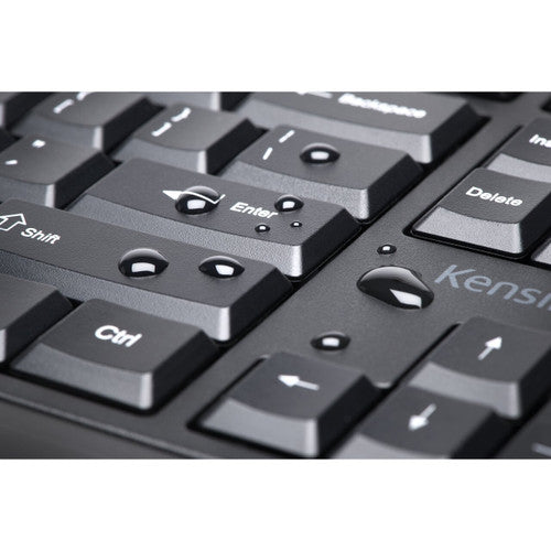 Kensington Pro Fit Low-Profile Wireless Keyboard and Mouse Black