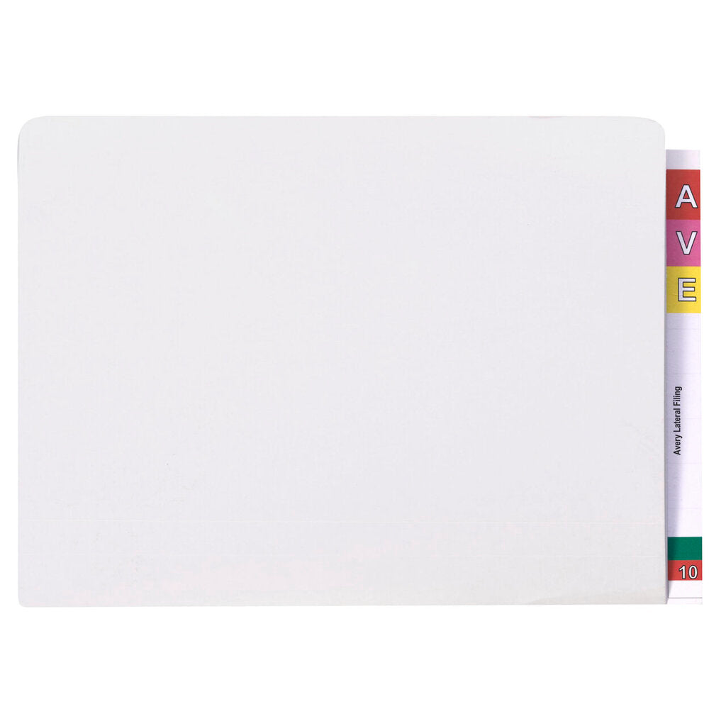 Avery White Extra Heavy Weight Lateral File Legal Box of 100