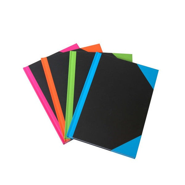 Cumberland R and B Brights Index A4 192 Pages Coloured Corners Assorted Pack of 4