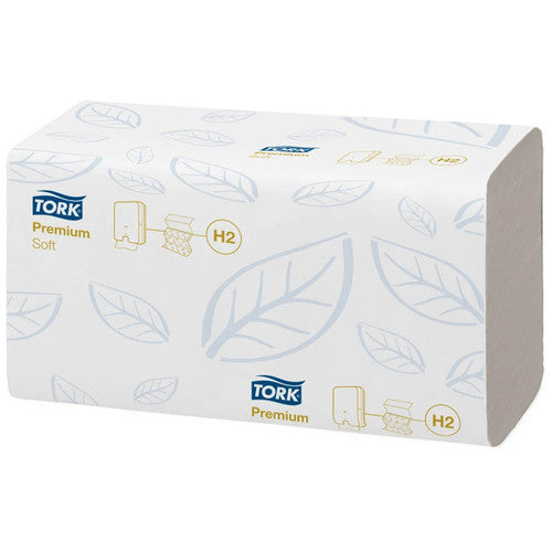 Tork Xpress Low Lint Multifold Hand Towel Slimline Advanced H2 White Carton of 21 x 209 Sheets