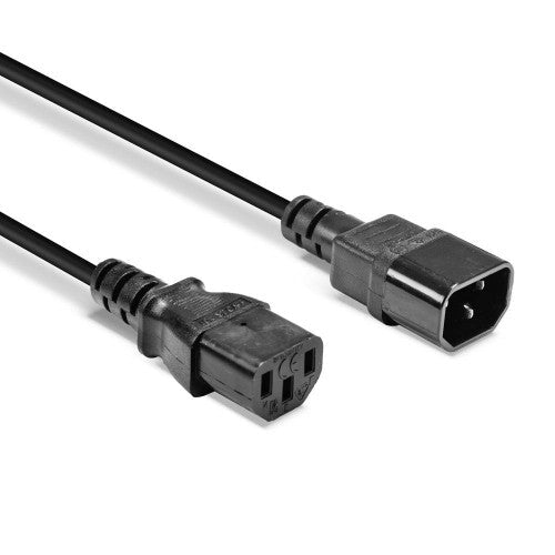 Lindy 2m Power Cable 10A IEC C14 Plug to C13 Socket