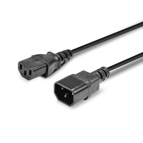 Lindy 3m Power Cable 10A IEC C14 Plug to C13 Socket