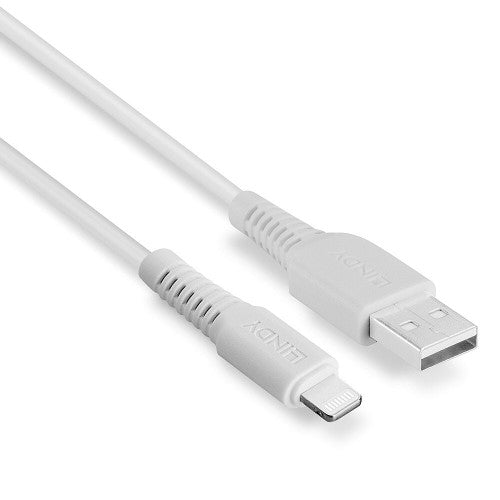 Lindy 0.5m USB Type A to Lightning Cable White