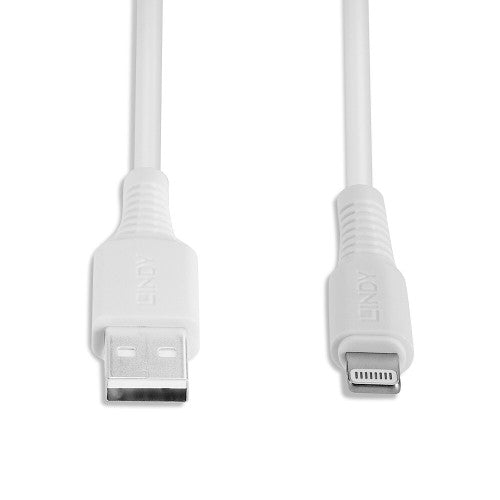 Lindy 2m USB Type A to Lightning Cable White