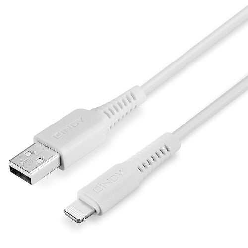 Lindy 2m USB Type A to Lightning Cable White