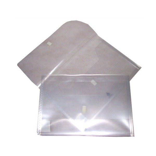 Colby 325F Polywally Wallet Foolscap Clear Pack of 12