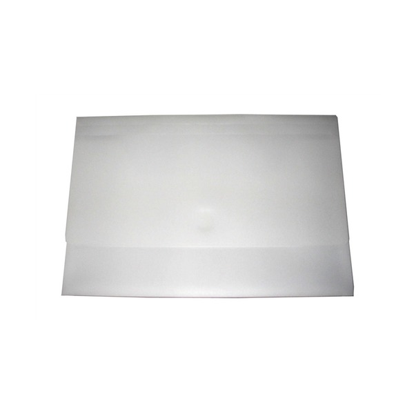 Colby 328F Polywally Wallet Foolscap Hook and Loop White Pack of 12