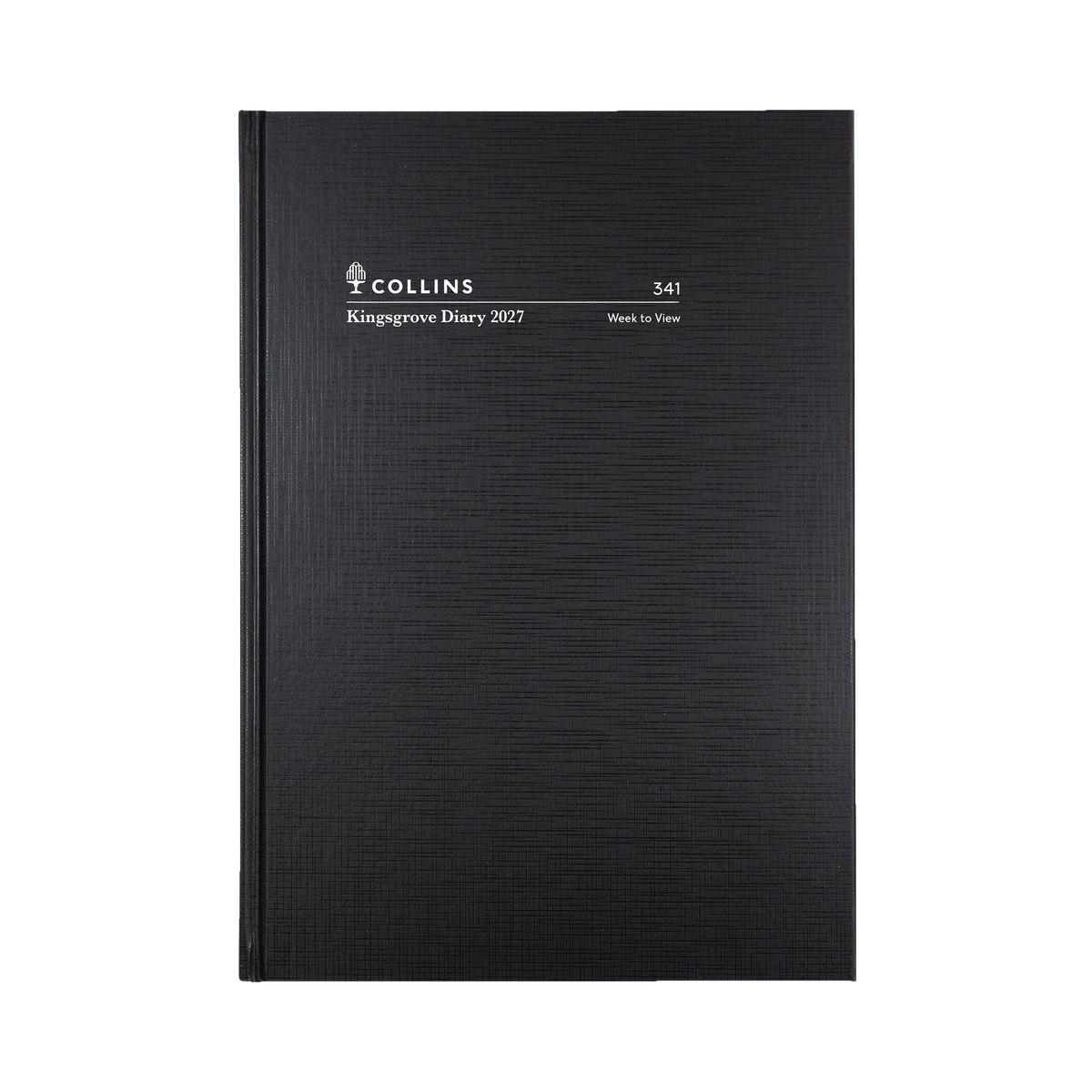 Collins Kingsgrove Diary 2027 A4 Week to a View Black