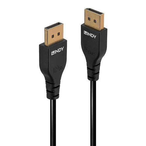 Lindy 3m Slim DisplayPort 1.4 Cable Black