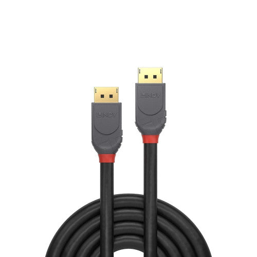Lindy 5m DisplayPort 1.2 Cable Anthra Line