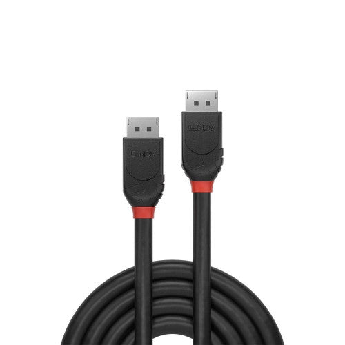 Lindy 0.5m DisplayPort 1.2 Cable Black Line
