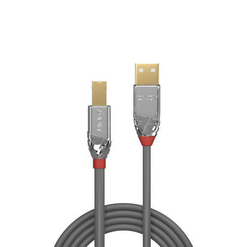 Lindy 7.5m USB 2.0 Type A to B Cable Cromo Line