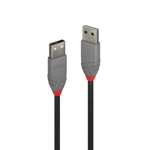 Lindy 3m USB 2.0 Type A to A Cable Anthra Line
