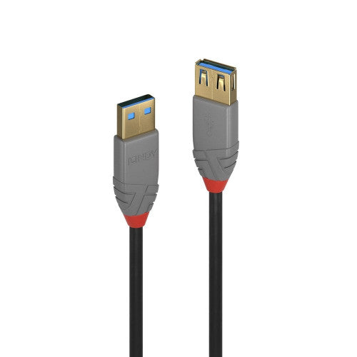 Lindy 1m USB 3.0 Type A to A Extension Cable Anthra Line