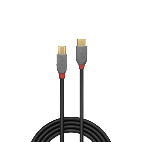 Lindy 1m USB 2.0 Type C to Micro-B Cable Anthra Line