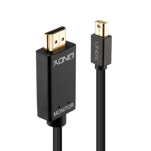 Lindy 2m Mini DisplayPort to HDMI 10.2G Cable