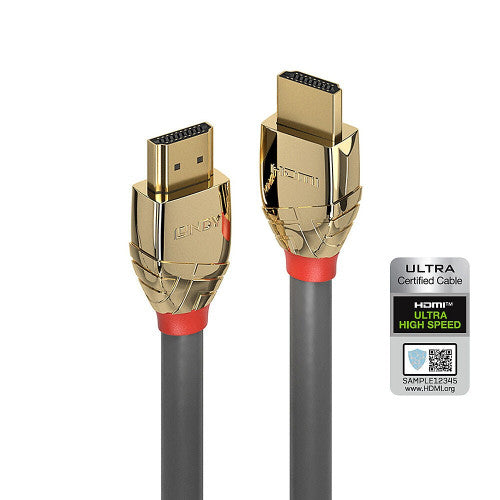 Lindy 2m Ultra High Speed HDMI 2.1 Cable Gold Line