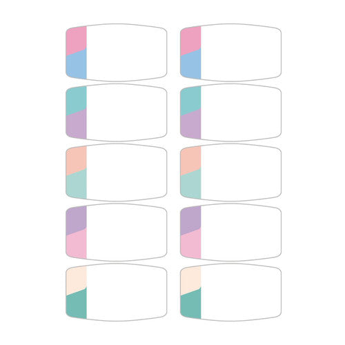 Avery Organisation and Storage Labels Pastel Design 44.4 x 25.4mm Rectangle Removable 50 Pack