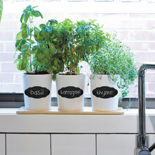 Avery Chalkboard Kitchen Labels 95 x 45mm Scallop Removable 12 Pack