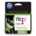 HP 712 DesignJet Ink Cartridges Magenta 29ml 3 Pack