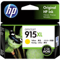 HP 915XL High Yield Original Ink Cartridge Yellow 825 Pages