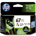 HP 67XL High Yield Original Ink Cartridge Tri-Colour 200 Pages