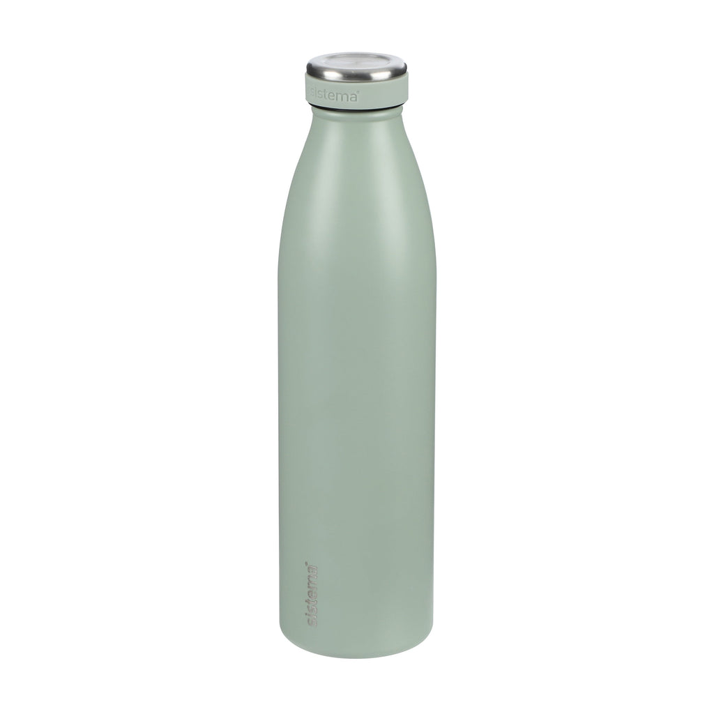 Sistema Stainless Steel Insulated Drink Bottle 750ml Assorted