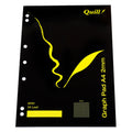 Quill Graph Pad 2mm 70gsm A4 25 Leaf White Pack of 5