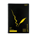 Quill Grid Book 5mm 70gsm PP A4 120 Pages Black Pack of 5