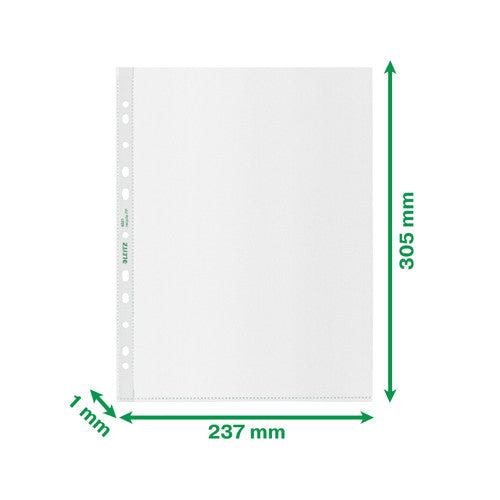 Leitz Recycle Sheet Protectors A4 Expanding Pack 25 Box of 4