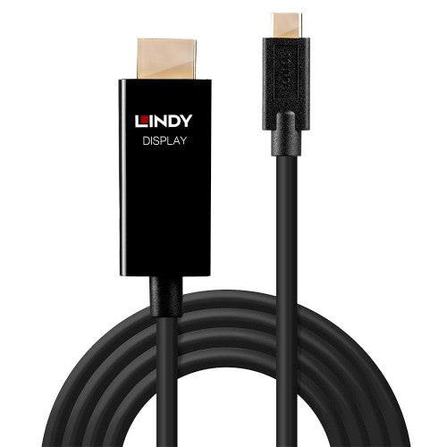 Lindy 2m USB Type C to HDMI 4K60 Adapter Cable with HDR