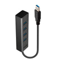 Lindy 4 Port USB 3.0 Hub Grey