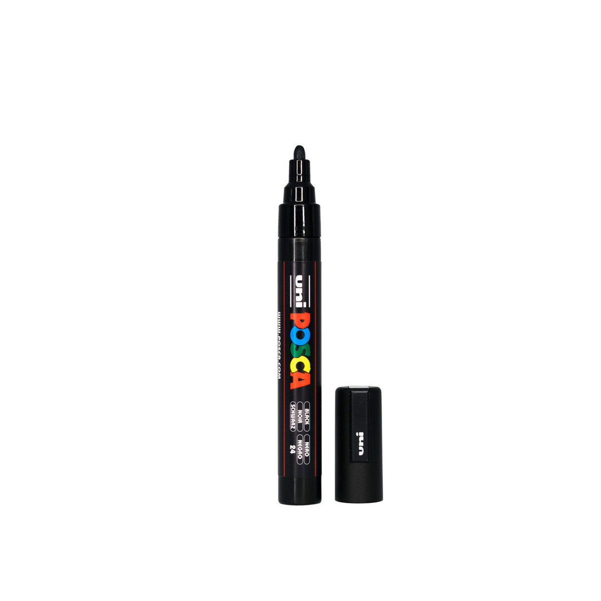 POSCA PC-5M Paint Marker Medium Bullet Tip Black