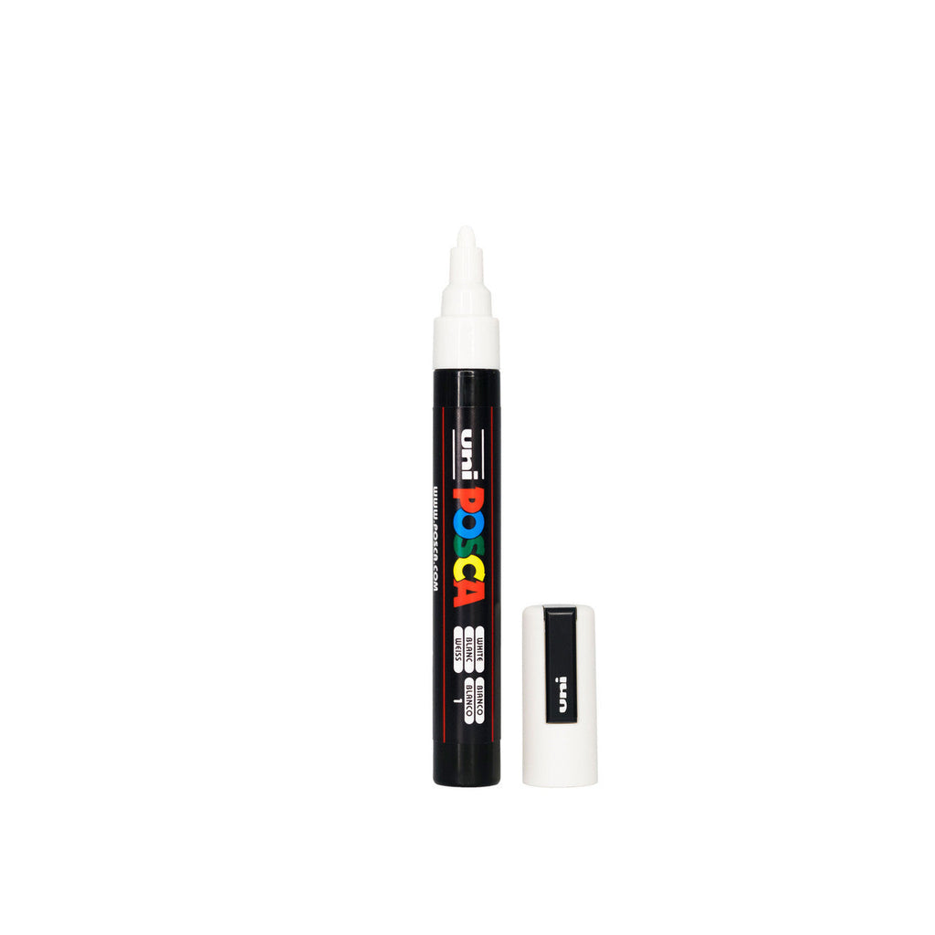 POSCA PC-5M Paint Marker Medium Bullet Tip White