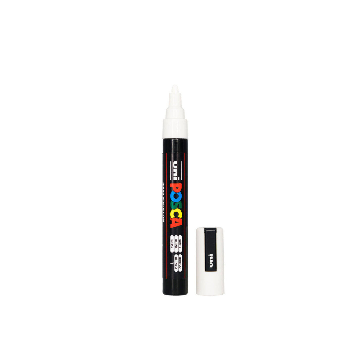POSCA PC-5M Paint Marker Medium Bullet Tip White