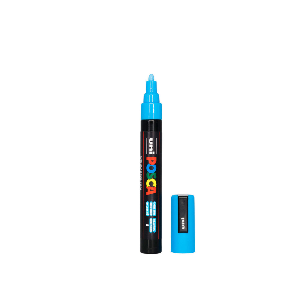 POSCA PC-5M Paint Marker Medium Bullet Tip Light Blue