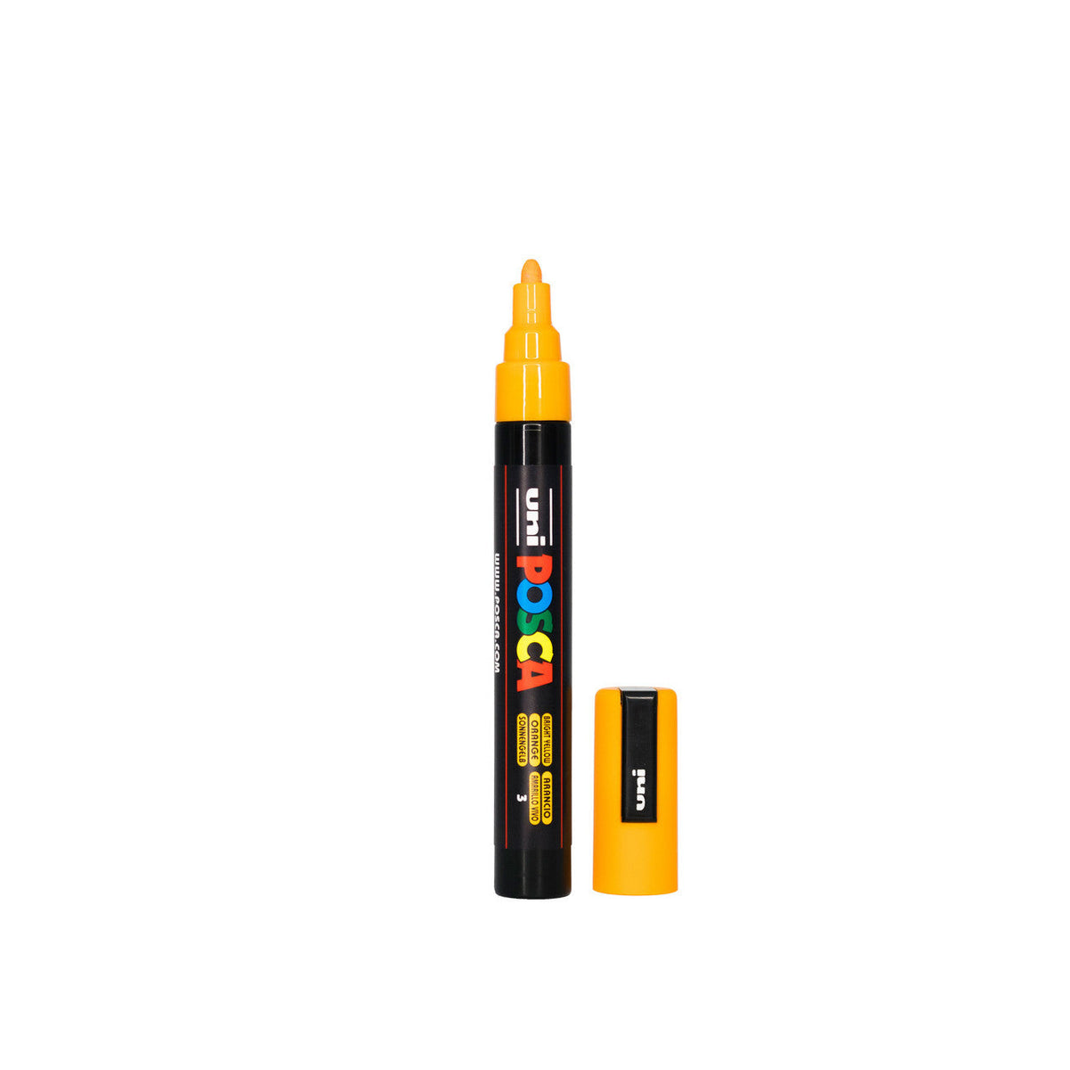 POSCA PC-5M Paint Marker Medium Bullet Tip Bright Yellow