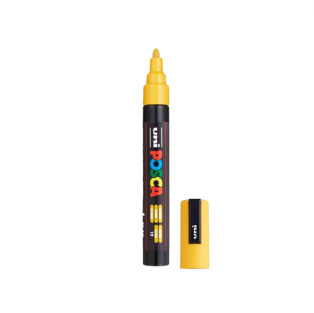 POSCA PC-5M Paint Marker Medium Bullet Tip Ochre