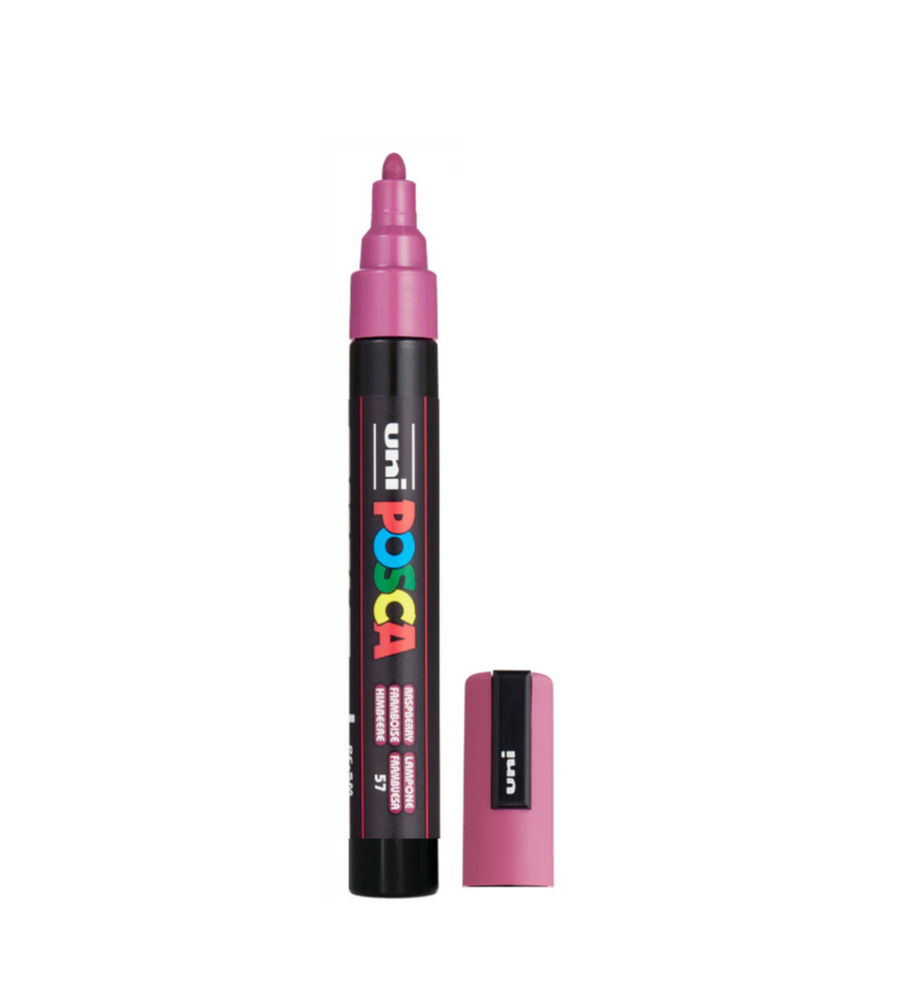 POSCA PC-5M Paint Marker Medium Bullet Tip Raspberry