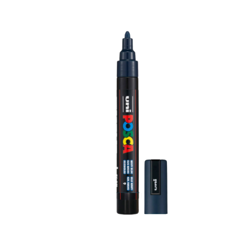 POSCA PC-5M Paint Marker Medium Bullet Tip Navy Blue