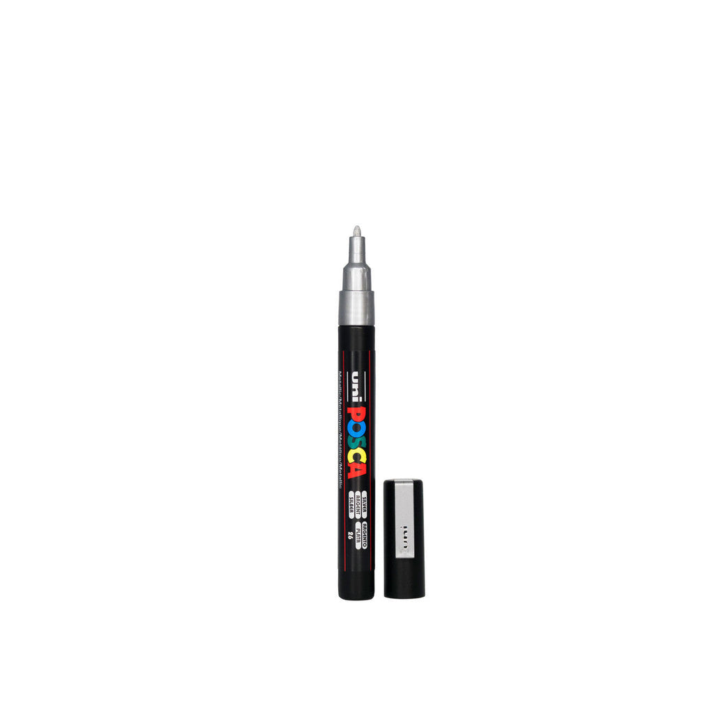 POSCA PC-3M Paint Marker Fine Bullet Tip Silver