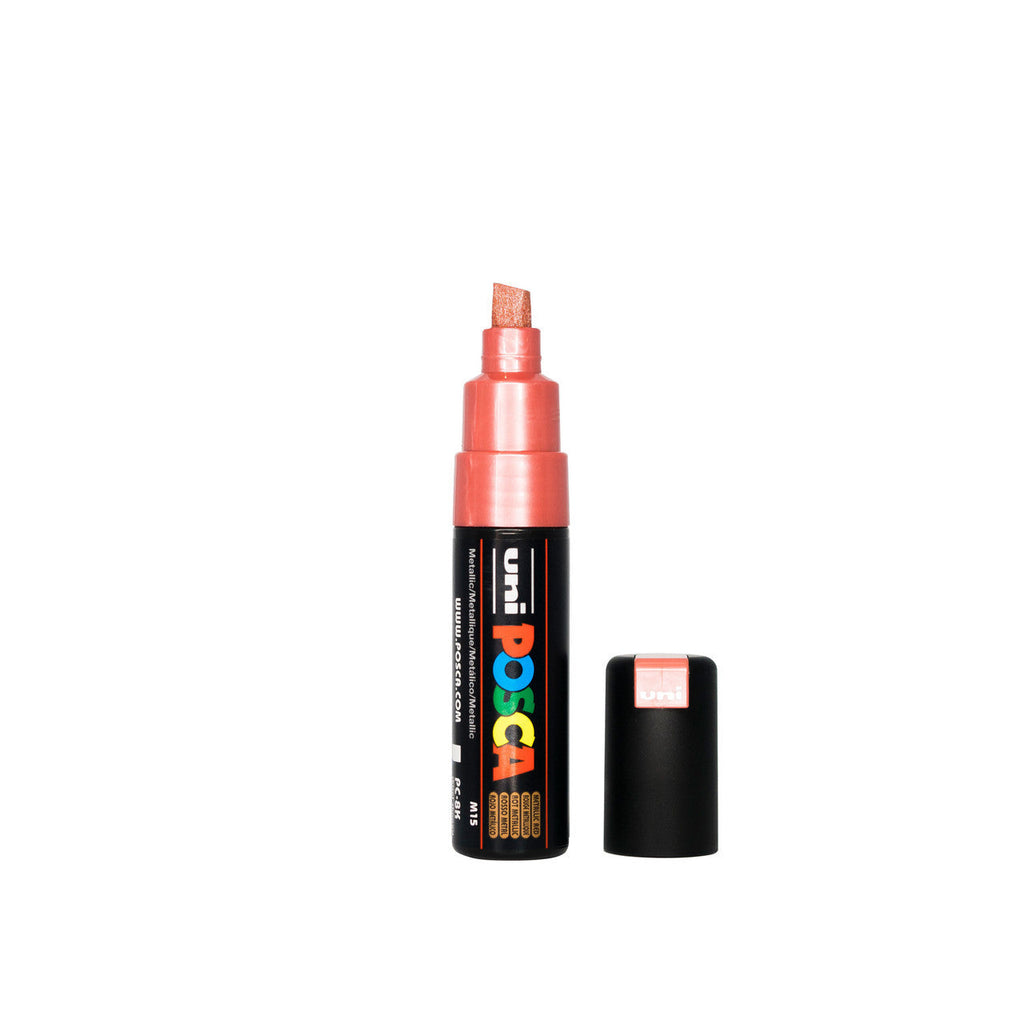 POSCA PC-8K Paint Marker Broad Chisel Tip Metallic Red