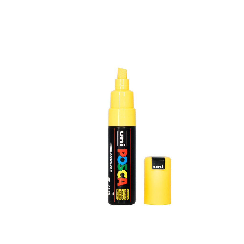 POSCA PC-8K Paint Marker Broad Chisel Tip Straw Yellow