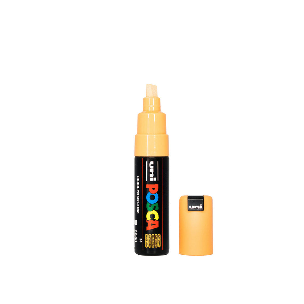 POSCA PC-8K Paint Marker Broad Chisel Tip Light Orange