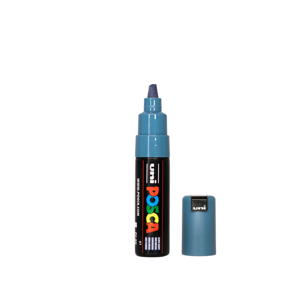 POSCA PC-8K Paint Marker Broad Chisel Tip Slate Grey
